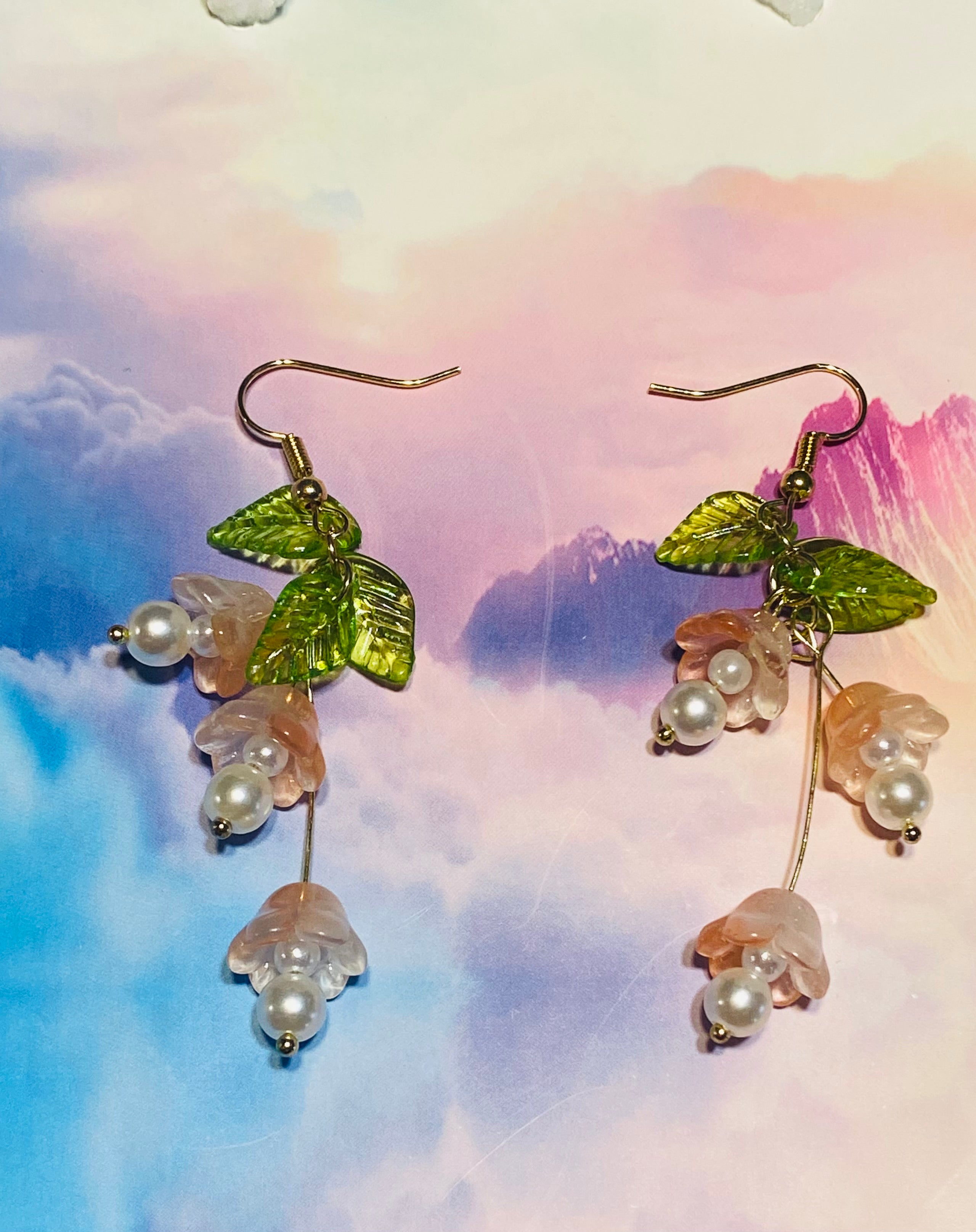 Lily of the valley earrings